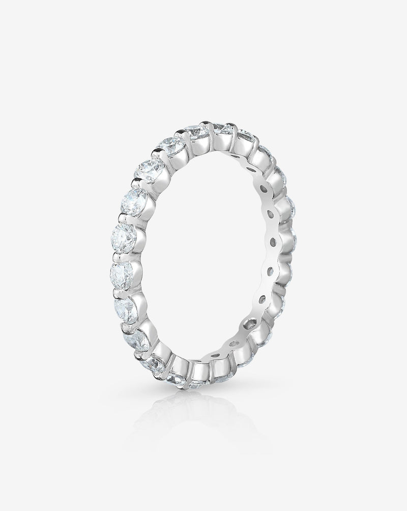 Bridal Wedding Bands Single Prong Eternity Band