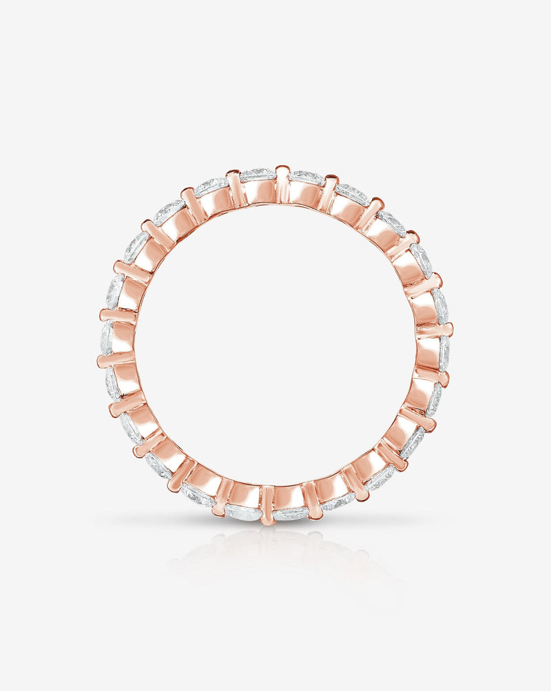 Bridal Wedding Bands Single Prong Eternity Band