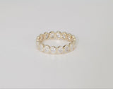 Oval Bezel Eternity Band