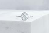 Vow Vow Engagement Rings Oval / Platinum / Original Design Delancey