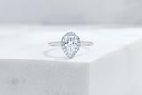 Vow Vow Engagement Rings Pear / Platinum / Original Design Essex
