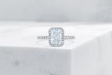 Vow Vow Engagement Rings Radiant / Platinum / Original Design Delancey