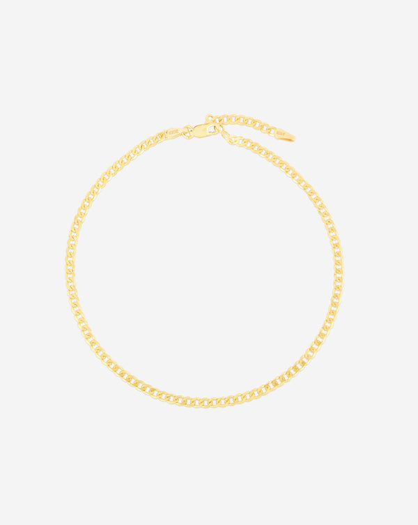 Ring Concierge Anklets 14k Yellow Gold Curb Chain Anklet