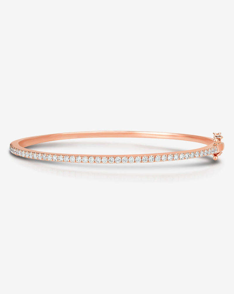 Ring Concierge Bracelets Classic  Diamond Bangle  Rose Gold