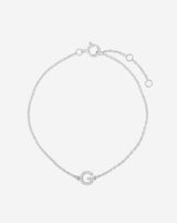 The Diamond Initial Bracelet 14K - 1 Letter