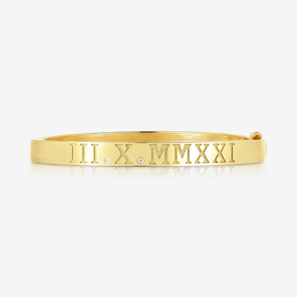 Roman Number With Diamond Lovely Design Rose Gold Bracelet - Style Lbra099  – Soni Fashion®