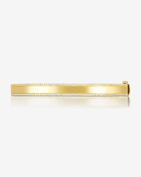 Open Wrap Gold Bangle – Ring Concierge