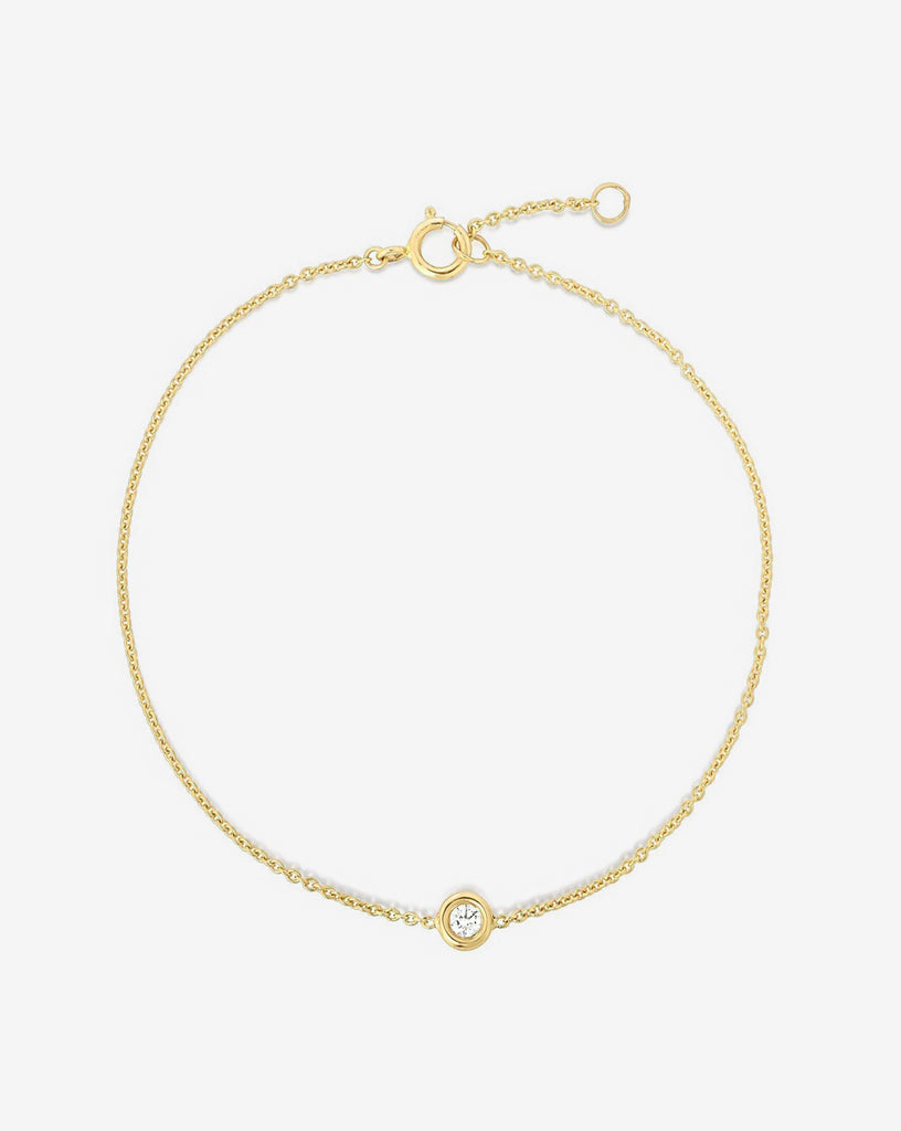 Dainty Bezel Diamond Bracelet – Meira T Boutique