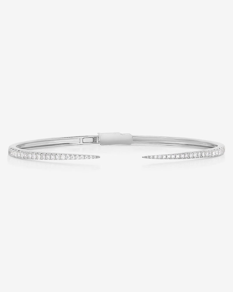 Ring Concierge Bracelets Diamond Claw Cuff 14K White Gold