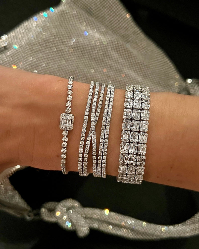 Ring Concierge Bracelets Emerald Illusion Statement Bracelet