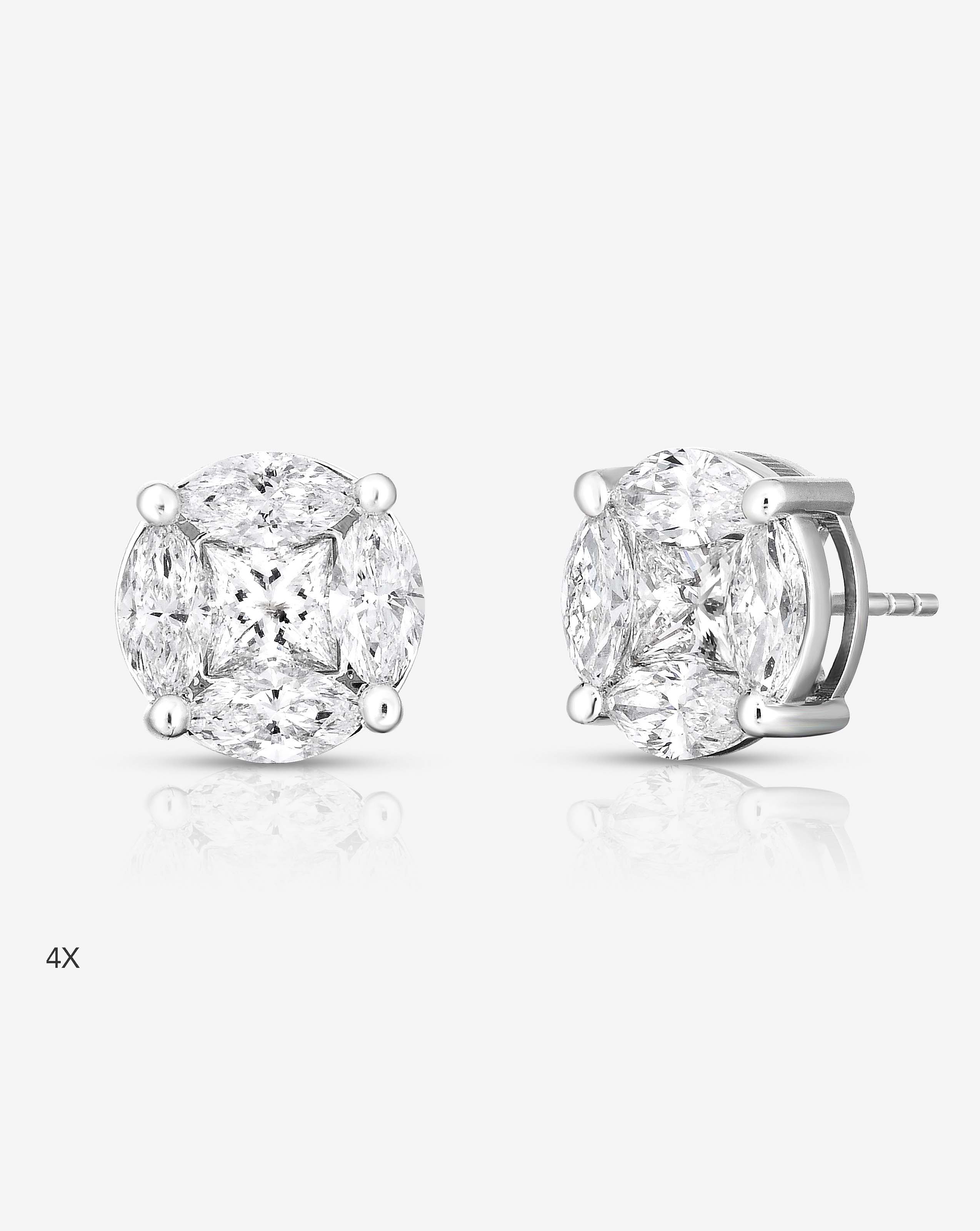 Carat Diamond Big Diamond Earring Studs Big Diamond Earrings Men