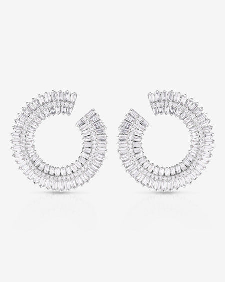 Fanned Lab Diamond Statement Earrings