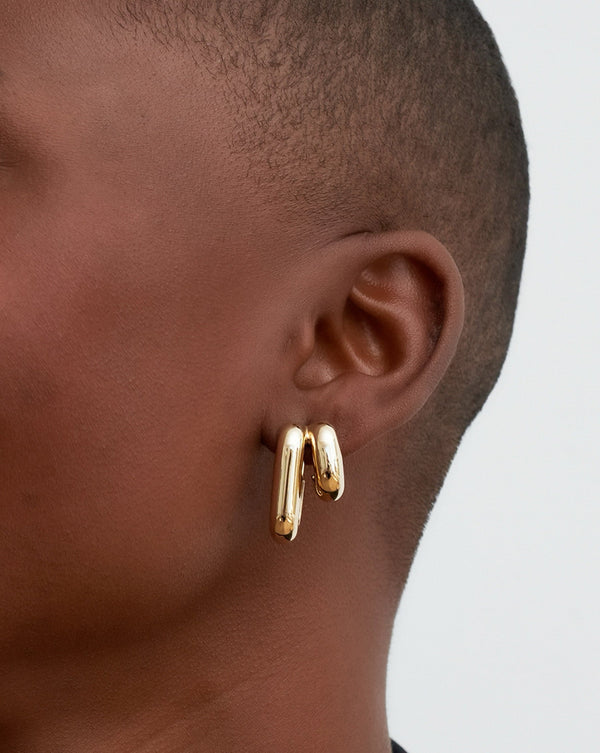 Ring Concierge Earrings Bold Gold Cloud Multi Hoops