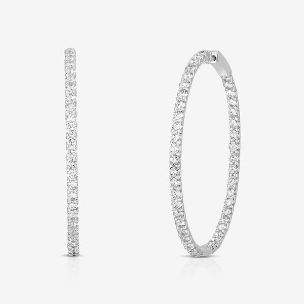 Green Glow CZ Hoop Earrings – Curio Cottage