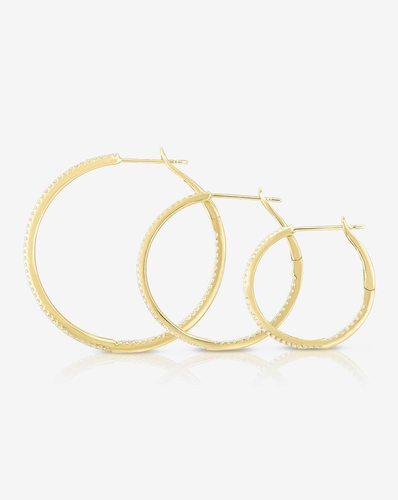 Ring Concierge Earrings Diamond Hoops