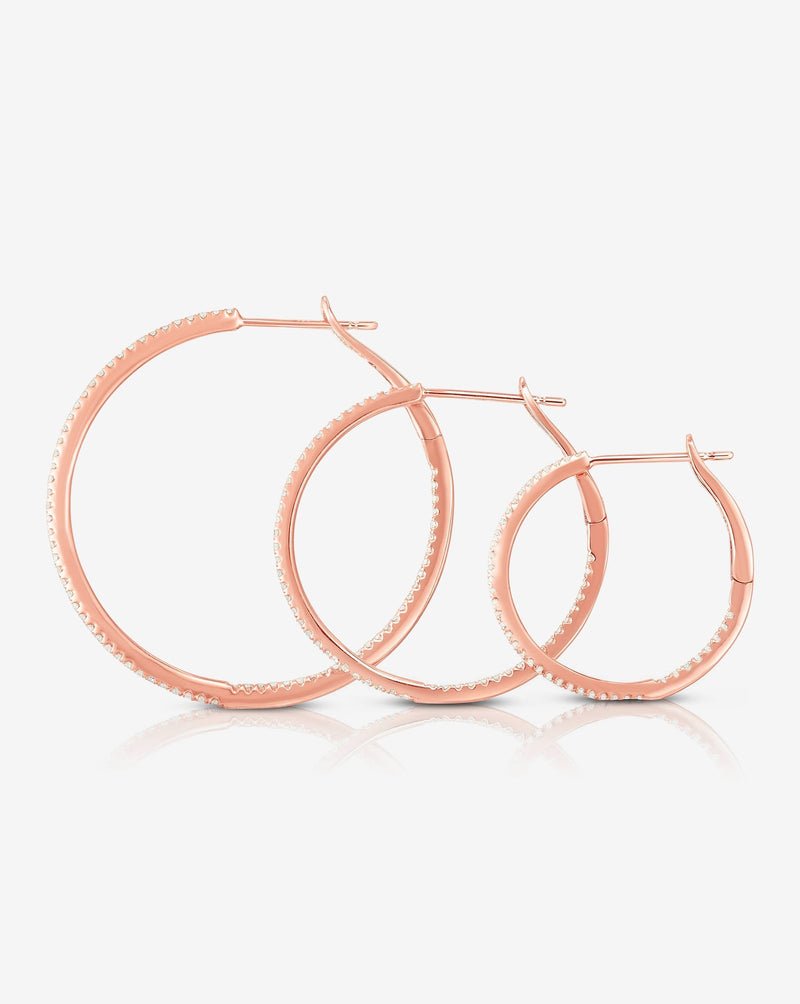 Ring Concierge Earrings Diamond Hoops