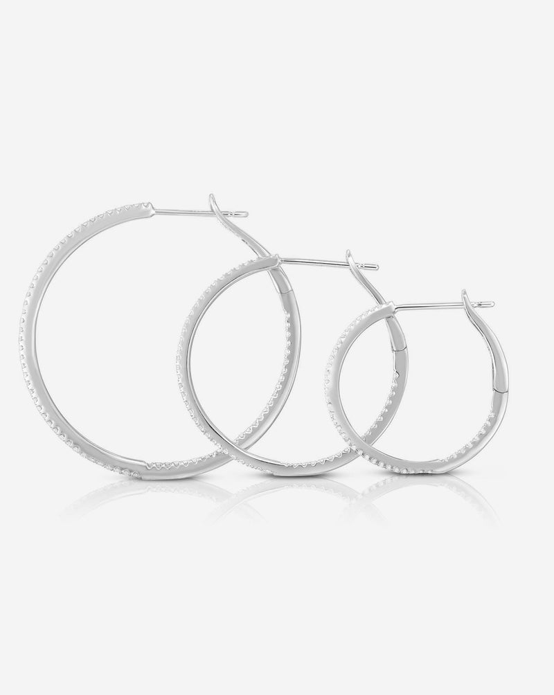 Ring Concierge Earrings Diamond Hoops