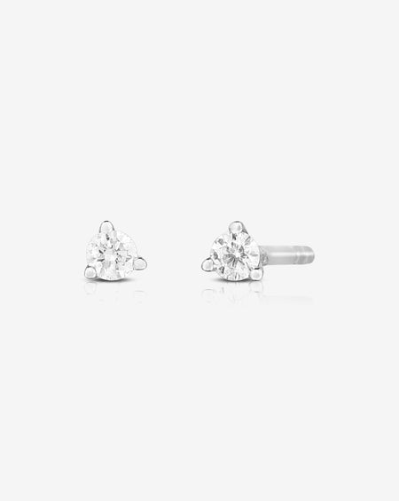 Diamond Brites Round Studs | K Kane Jewelry