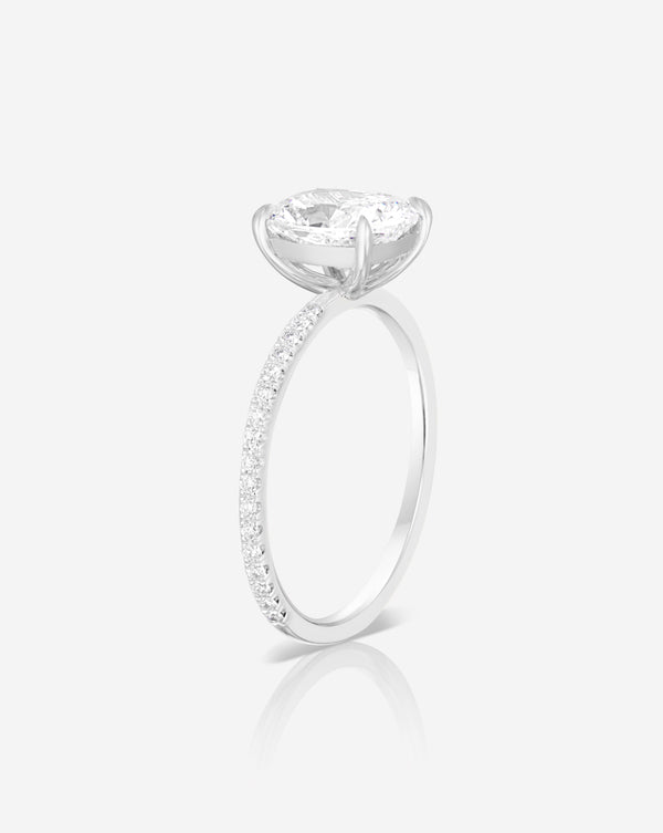 Ring Concierge Lab Grown Engagement Rings 2.30 Cushion Lab Diamond Ring