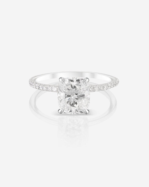 Ring Concierge Lab Grown Engagement Rings 2.30 Cushion Lab Diamond Ring