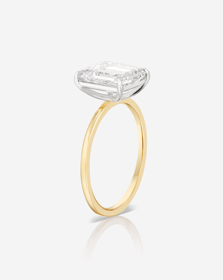 2.54 Emerald Lab Diamond in Whisper Thin®