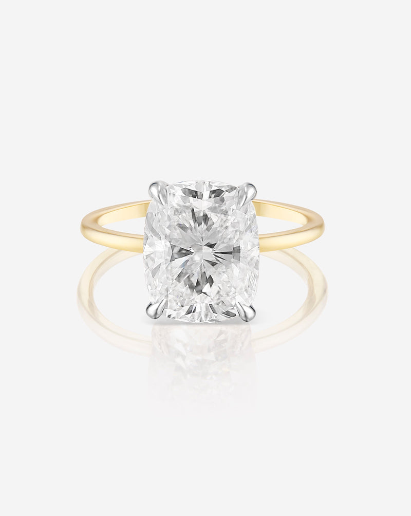 Cushion Lab Diamond in Whisper Thin® Hidden Halo – Ring Concierge