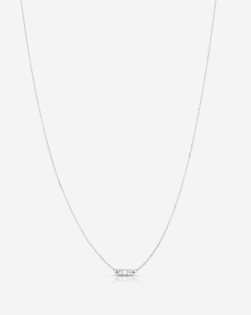 Ring Concierge Necklaces 14k White Gold / 1 Personalized Multi-Name Necklace