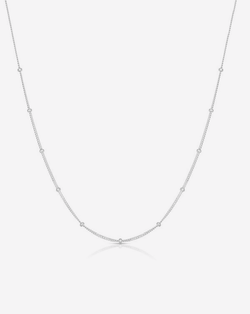 Ring Concierge Necklaces 14k White Gold / 16" Saturn Chain Necklace