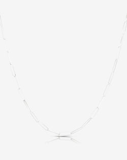 Ring Concierge Necklaces 14k White Gold / 18" Small Link Chain Necklace