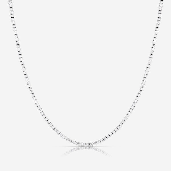 Sapphire and Diamond Flower Necklace, 14K White Gold | Long Island Jewelers  - Fortunoff Jewelry – Fortunoff Fine Jewelry