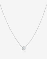 Half Carat Floating Diamond Necklace – Ring Concierge