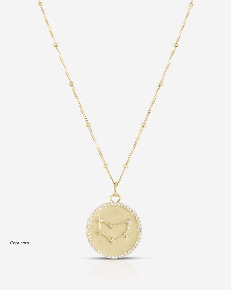 Ring Concierge Necklaces Zodiac Constellation Necklace Capricorn