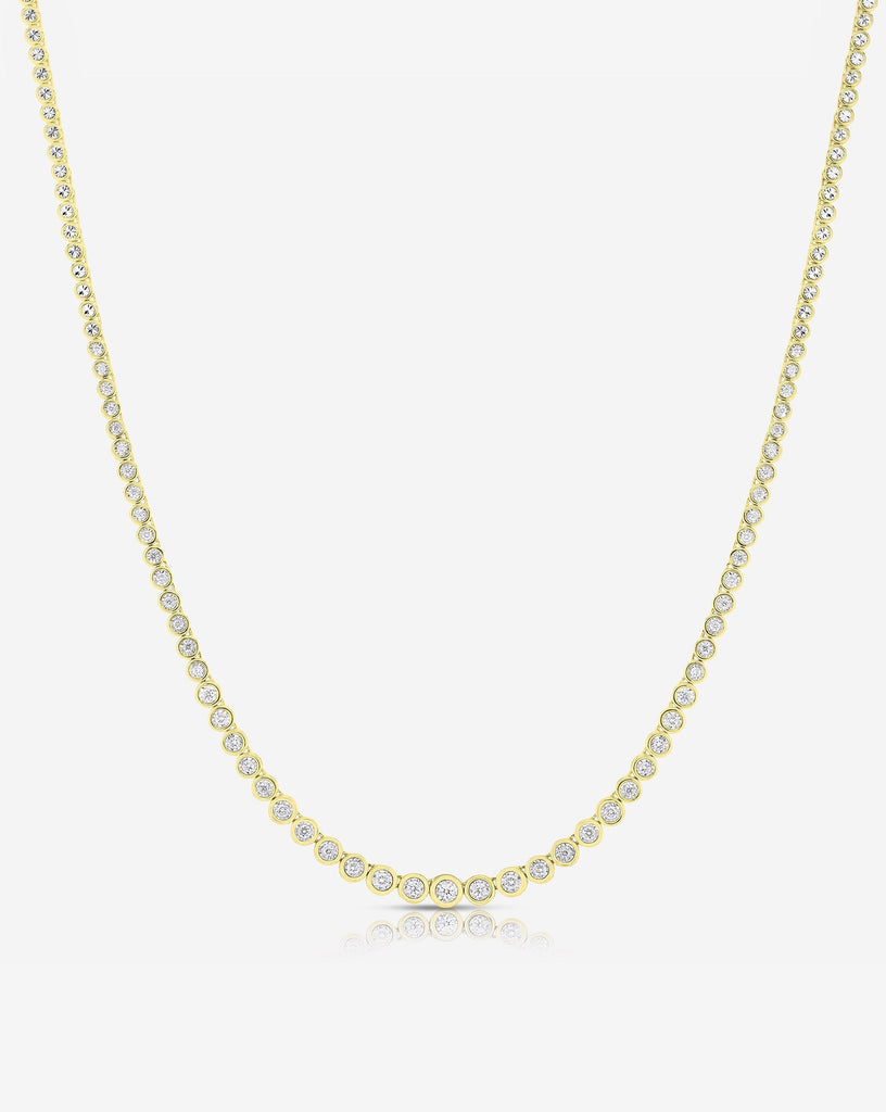 Tennis Necklaces: Alexa Jordyn Multi-Shape Diamond Tennis Necklace · Dana  Rebecca Designs
