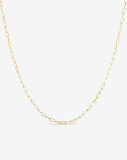 Ring Concierge Necklaces 14k Yellow Gold Mini Link Chain Necklace