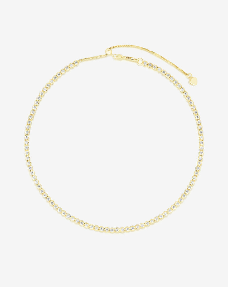 Ring Concierge 14k Yellow Gold Multiway Tennis Necklace + Double Wrap Bracelet