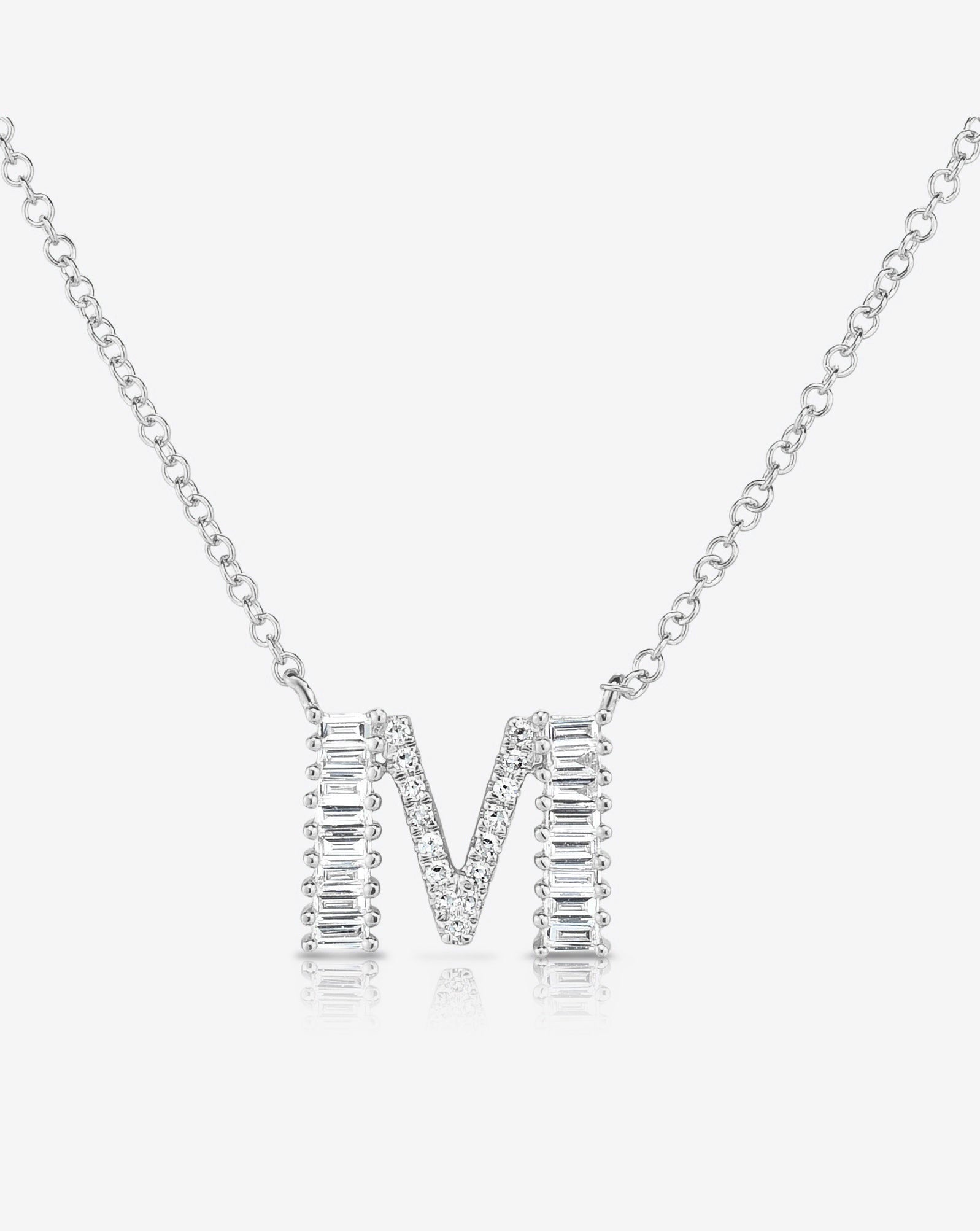 Essence Baguette Necklace 0.1ct – YON (ヨン）| 公式