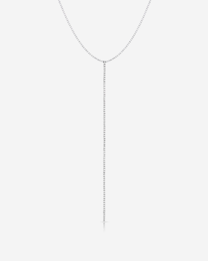 Ring Concierge Necklaces Diamond Lariat Necklace - 14K WG