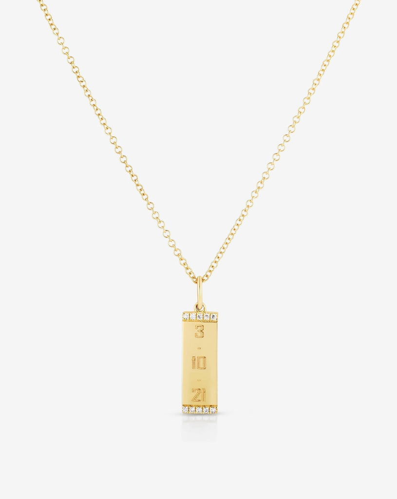 Short Gold Bar Necklace | Hooks and Luxe