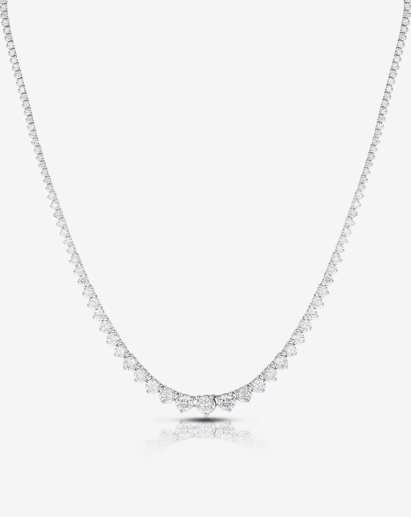 Lab Diamond Tennis Necklace – Happy Jewelers