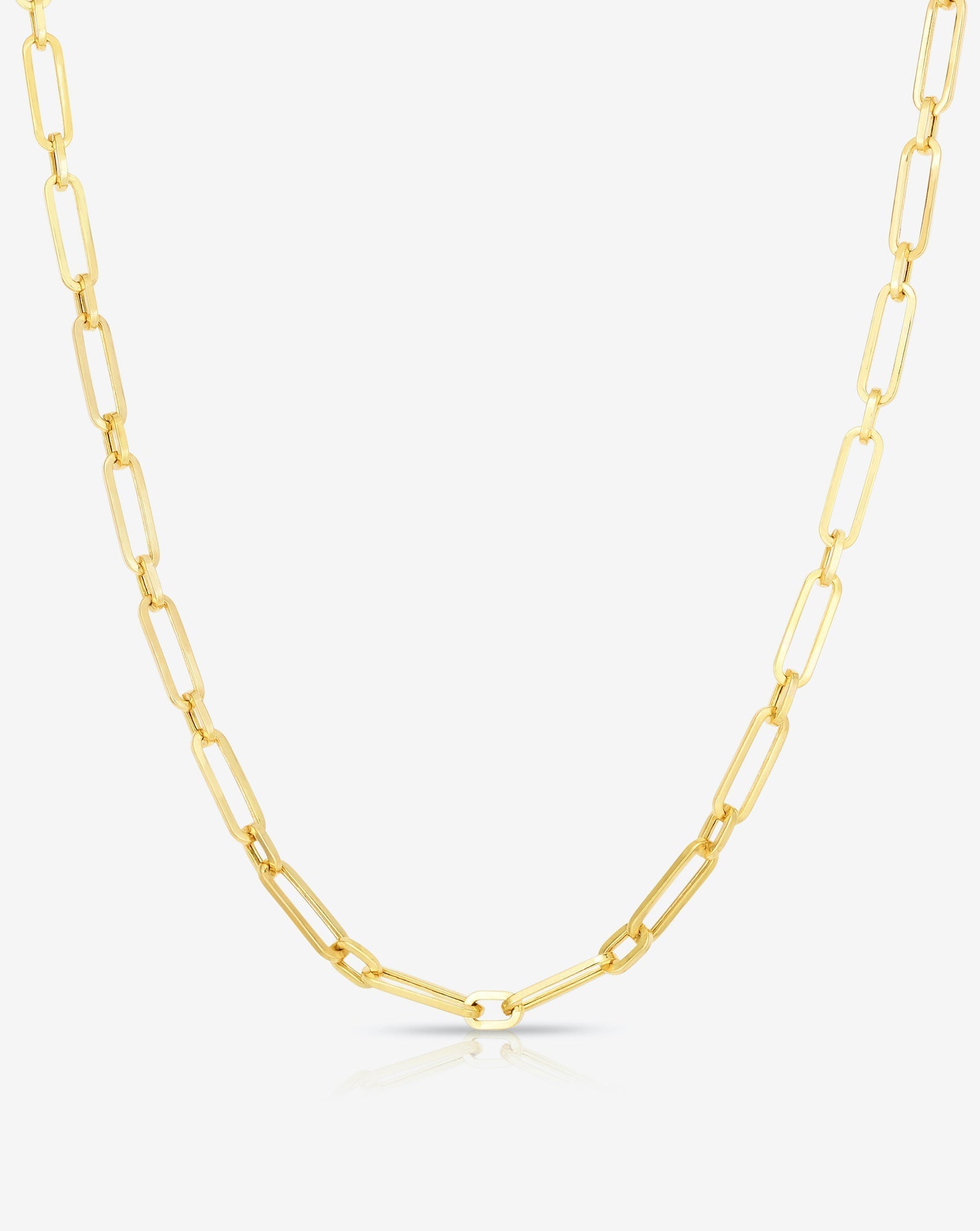 【TommassiniJewelry】Paperclip Chainリング Long Link Chain Necklace – Ring Concierge