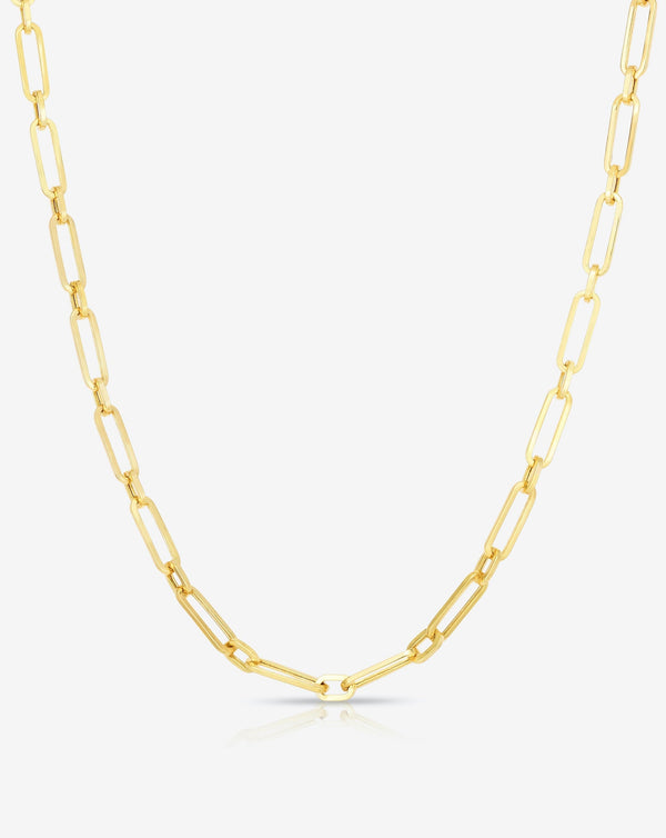 Ring Concierge Necklaces Long Link Chain Necklace - zoom in
