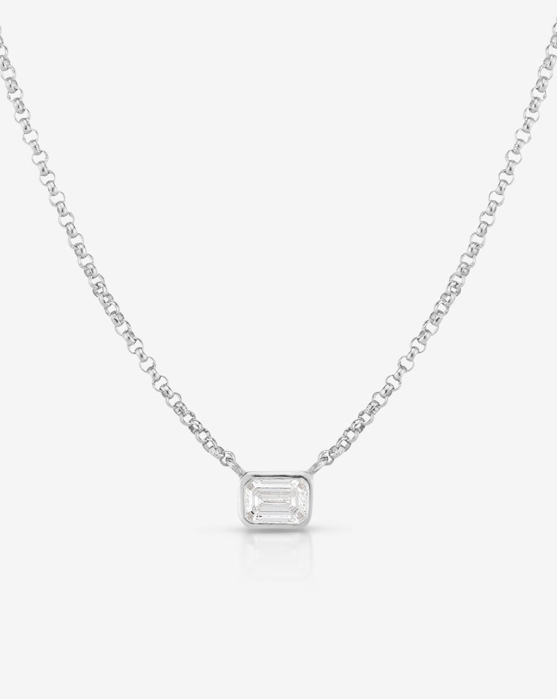 Ring Concierge Necklaces Mixed Shapes Diamond Pendant Necklace