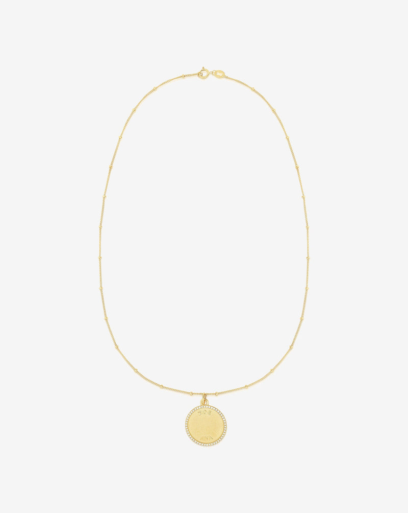 Ring Concierge Necklaces Personalized Medallion Necklace