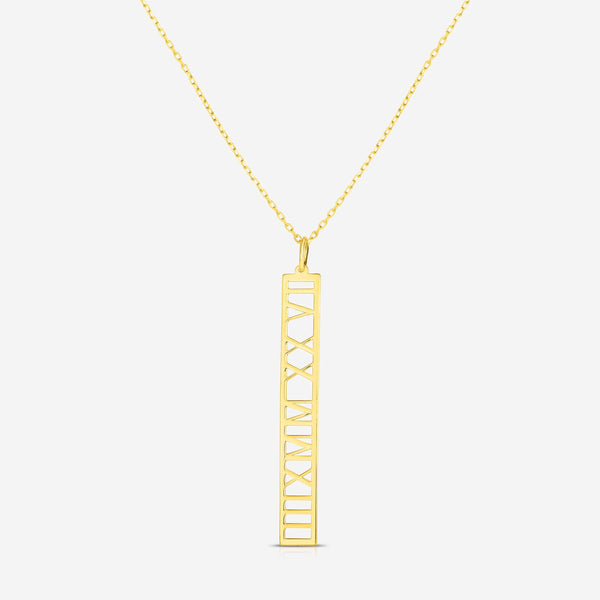 Special Date Bar Necklace – Anna Lou of London