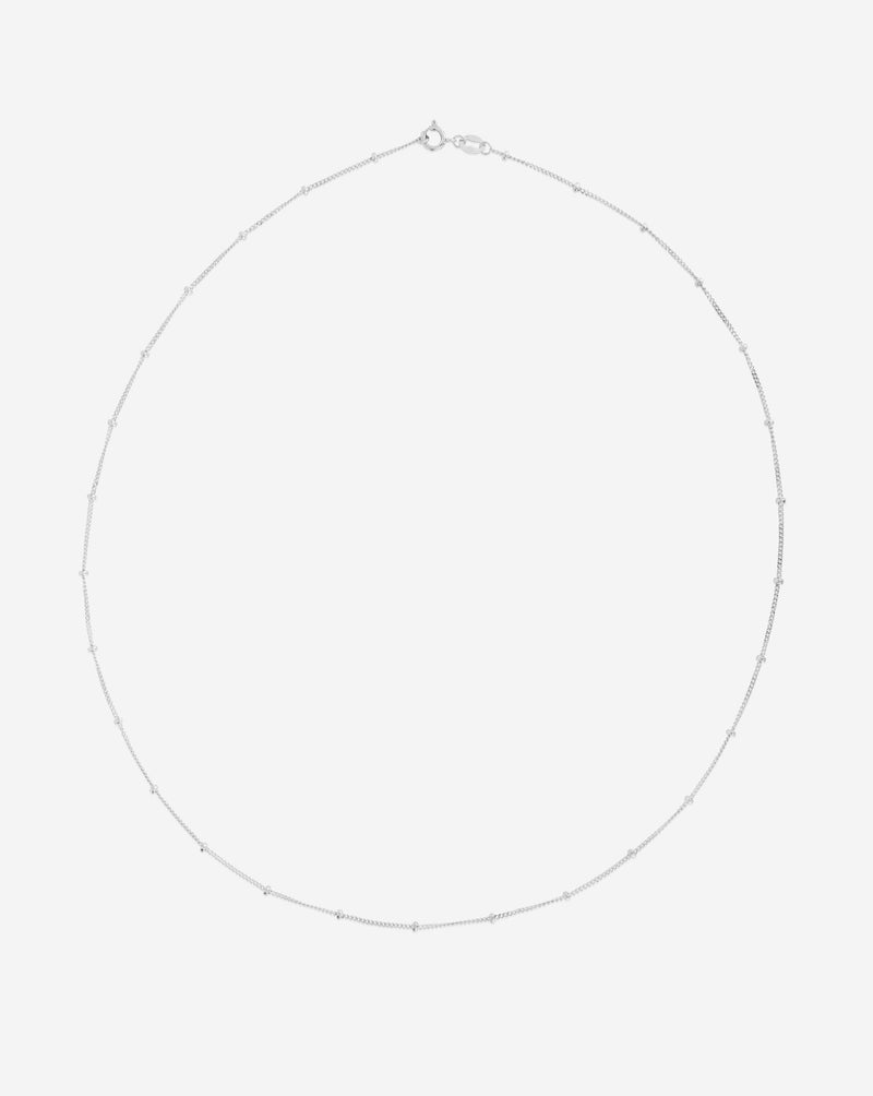 Ring Concierge Necklaces 14k White Gold / 16" Saturn Chain Necklace