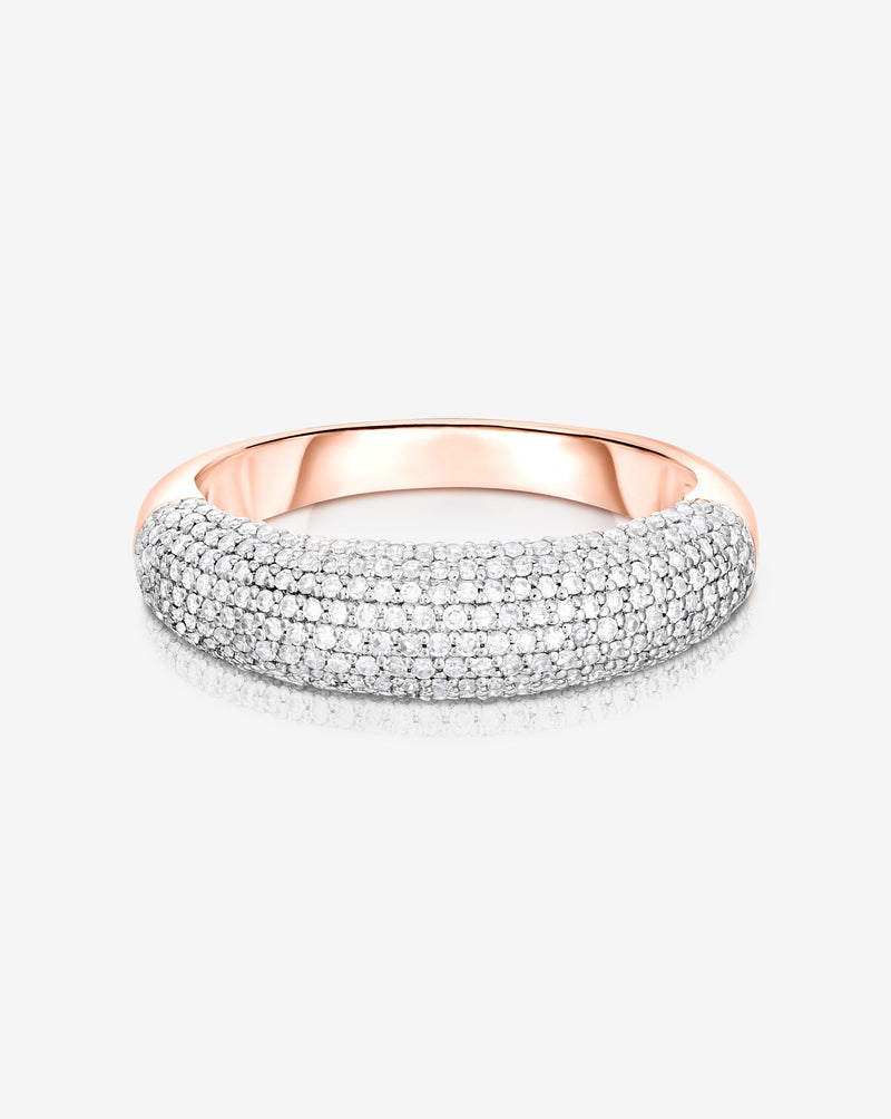 Ring Concierge Rings 14k Rose Gold / 3.5 Pavé Diamond Cloud Ring