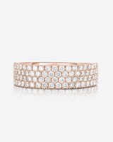 Four Row Stackable Pavé Ring – Ring Concierge