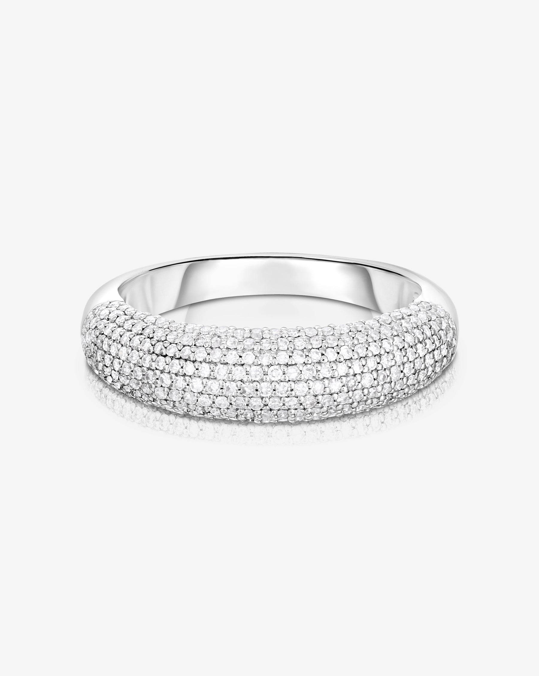 【MEJURI】Pave Diamond Thin Dome Ring☆ダイヤモンド ドーム Dôme Pavé Lab Grown Diamond Ring