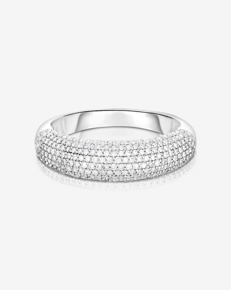 Ring Concierge Rings 14k White Gold / 3.5 Pavé Diamond Cloud Ring