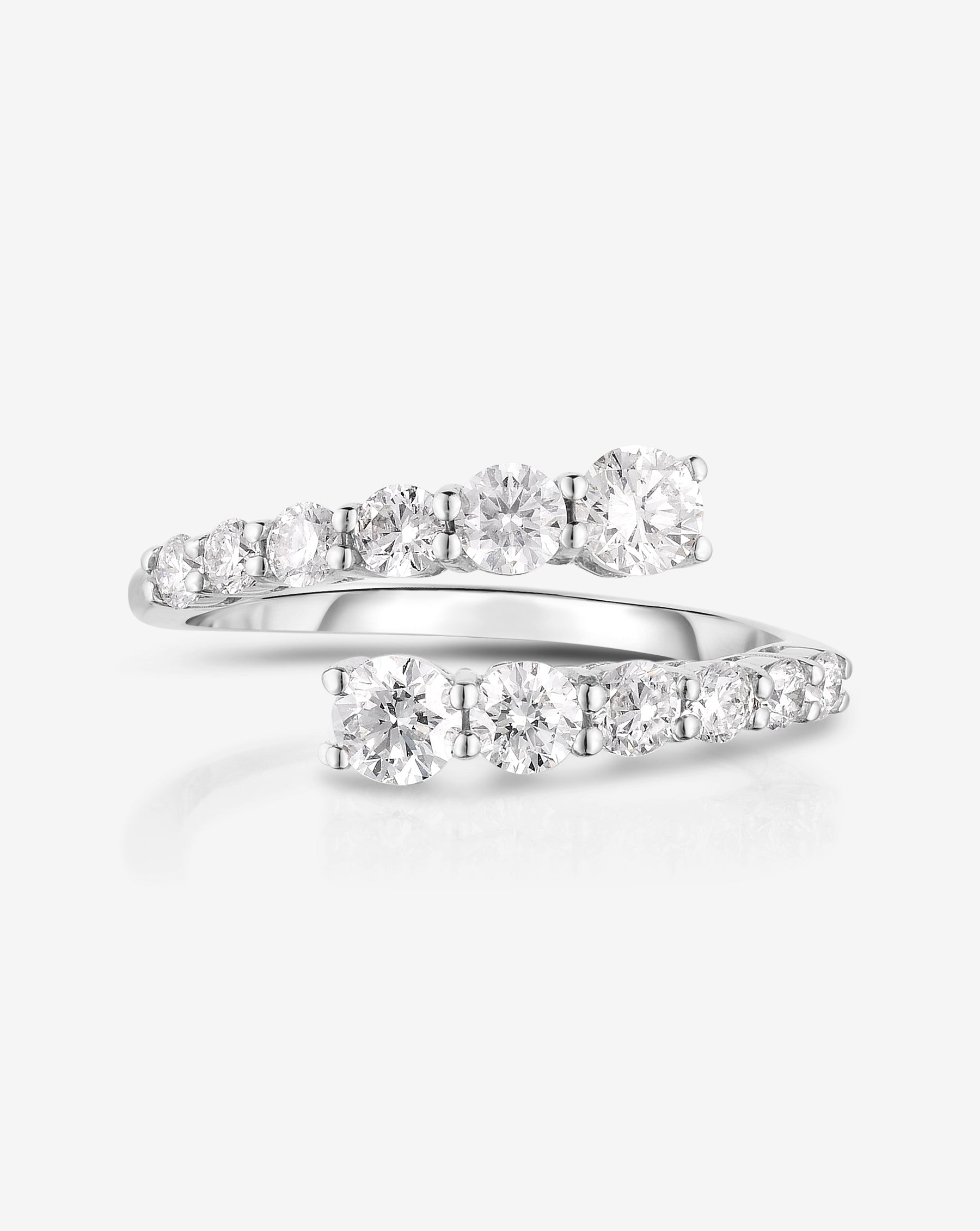 Graduated Diamond Wrap Ring – Ring Concierge